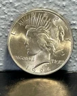 1924 Peace Dollar Uncirculated Lightly Toned Choice GEM! Satin Smooth Surfaces