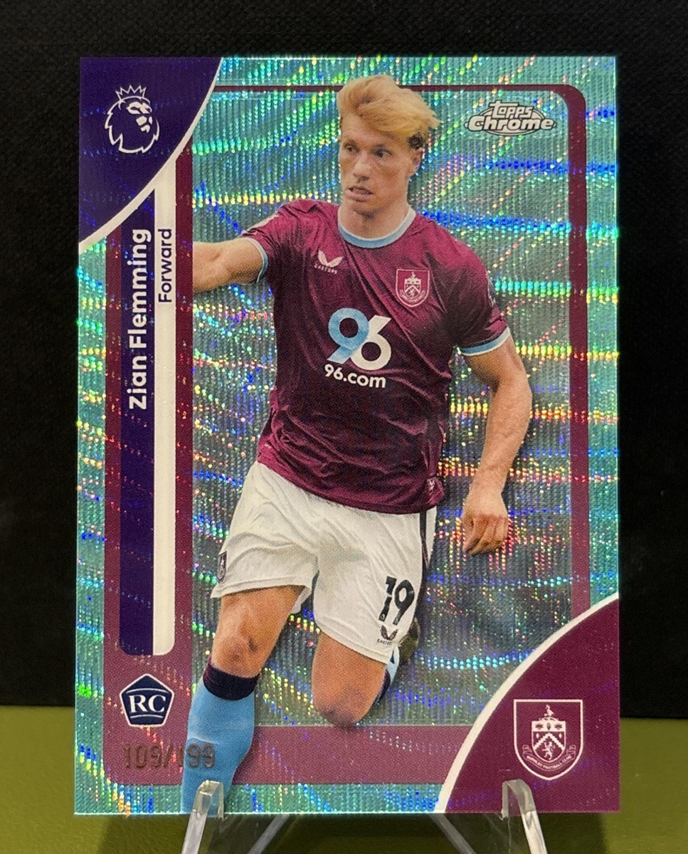 2025-26 Topps Chrome Premier League - Zian Flemming #60 Aqua