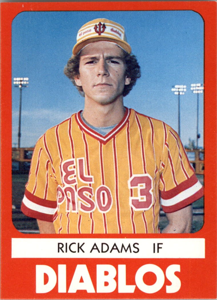1980 El Paso Diablos TCMA #21 Rick Adams - BB