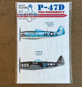 Eagle Editions Eaglecals 1/48 EC#105 48-105 decals for P-47D Thunderbolt