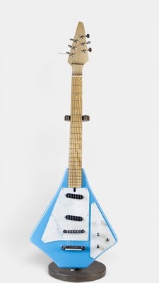 Jolana Star 9 Style Custom Electric Guitar Vintage Czech Space Age Blue
