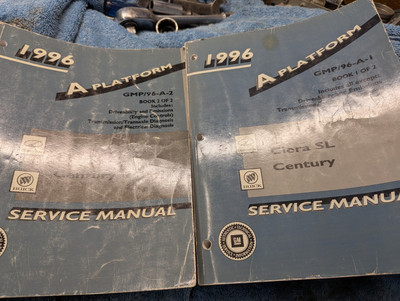 1996 Oldsmobile Ciera SL & Buick Century Service Repair Manual GENUINE OEM