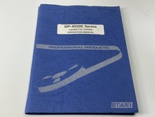 Original Manual for Otari DP-4050E Series