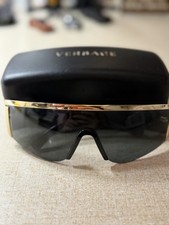 VERSACE MOD.2197 1000/6G TRIBUTE COLLECTION Black Gold New Women's Sunglasses