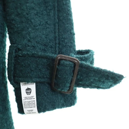 Used SHAREEF made in Japan Mohair Blend Jacket 1 Green Men's image 3