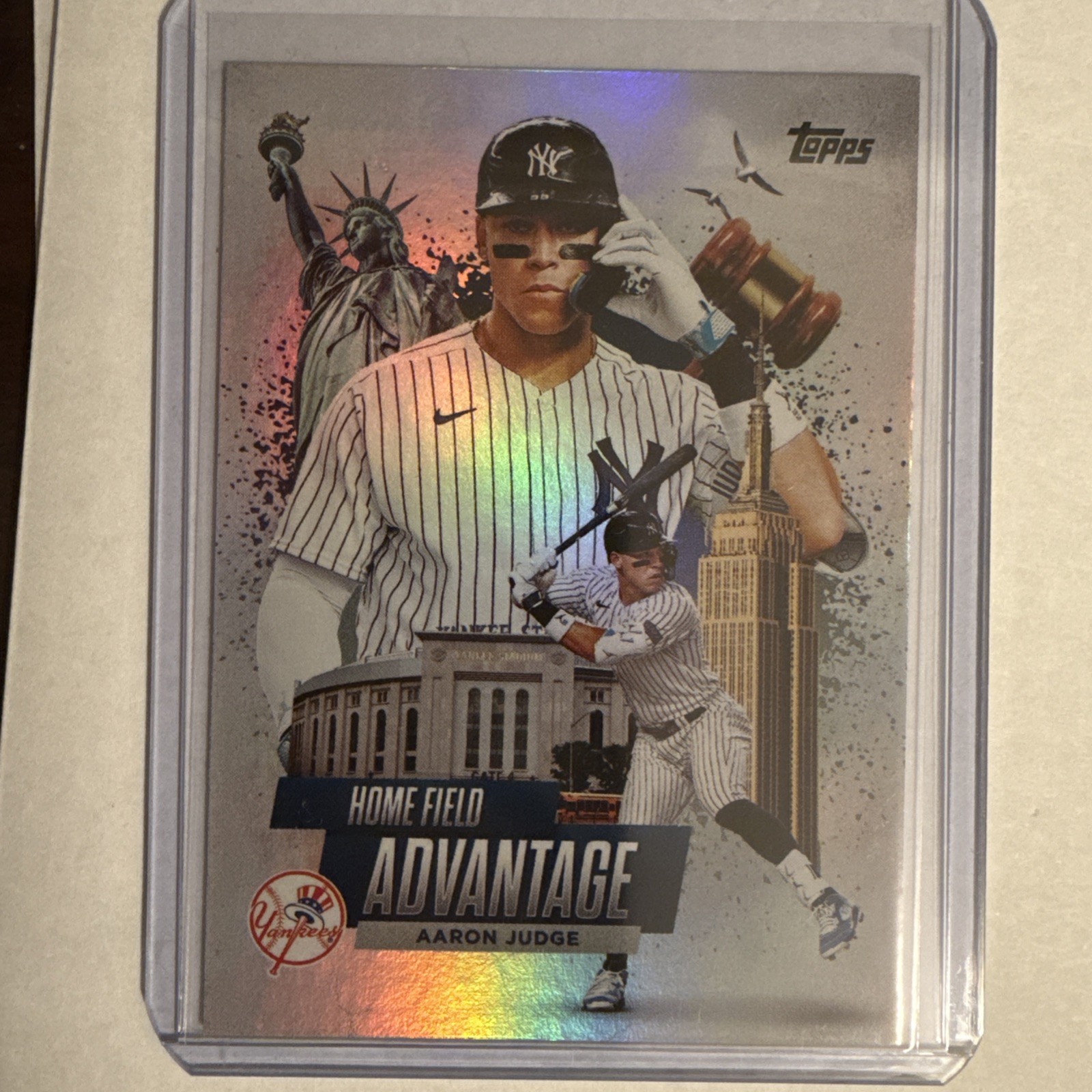 2025 Topps Series 1 Home Field Advantage #HA-1 Aaron Judge (Casehit)