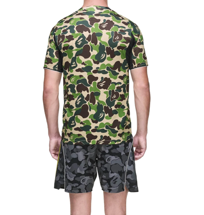 adidas Bape Originals Camo Black Full Set Slim Jersey and Shorts