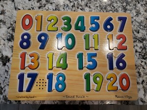 melissa doug number puzzle