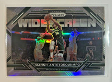2022-23 Panini Prizm Basketball Widescreen Giannis Antetokounmpo Refractor Card