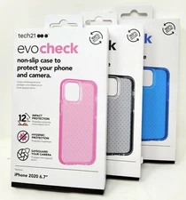 Tech21 EvoCheck Case for iPhone 12 Pro Max 6.7" 2020, Super Slim, Non-Slip
