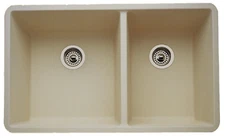 Kitchen Sink Famous Quality Maker Undermount Biscotti Color Brand New Open Box