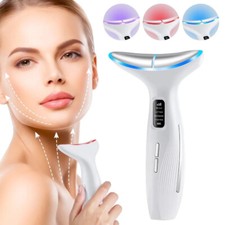Electric LED Neck Anti Wrinkle Face Beauty Device Lifting and Tighten Massager