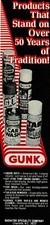 1978 Vintage Print Ad Gunk Products that Stand on over 50 years of Tradition