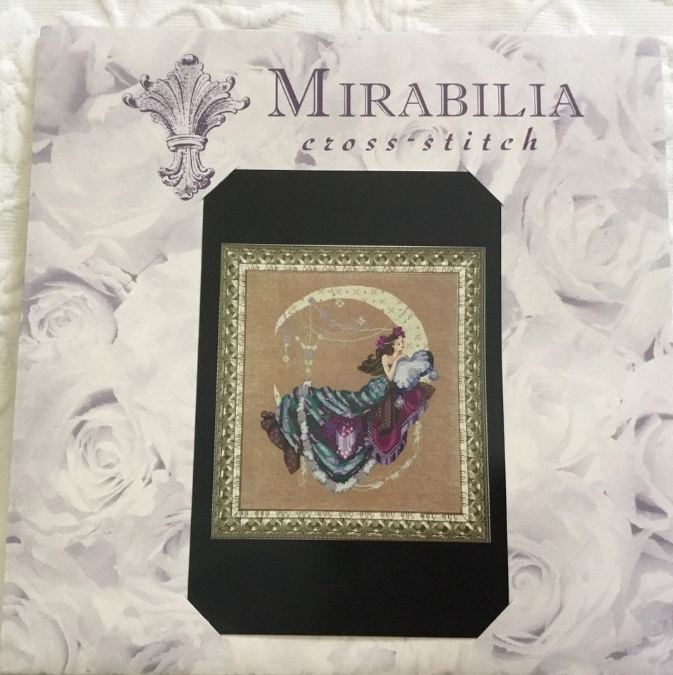 Mirabilia “Moon Flowers” MD137 cross stitch patternChart w/ Embellishment Pack - Image 3 of 4