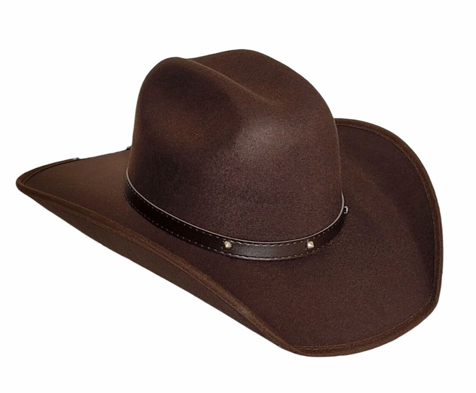 MEN'S BROWN WESTERN COWBOY HAT, THE OLD MURRIETA LUXURY STYLE