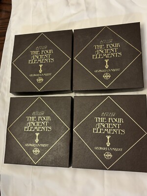 THE FOUR ANCIENT ELEMENTS Series Georgia Lambert KNOWLES Complete 4 Plates Set