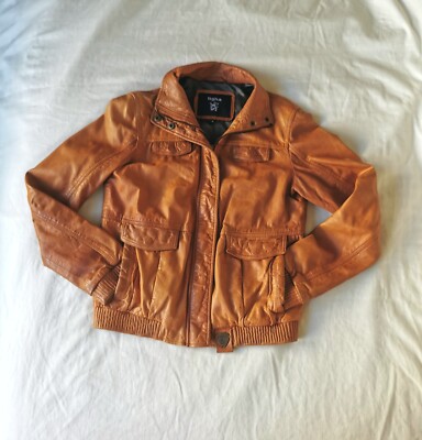 Tigha Lederjacke Gr.M cognac