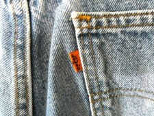 Levi’s Men's Blue 509 Shorts Orange Tab Made In USA Cotton