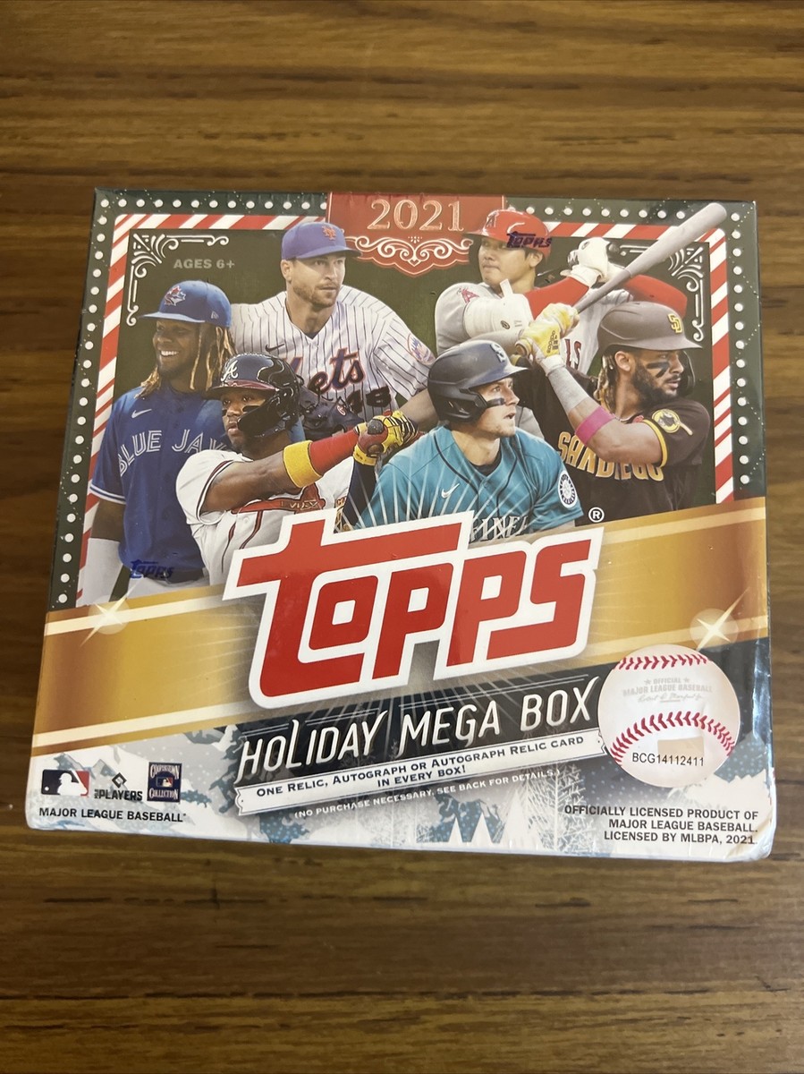 2021 Topps Factory Sealed Holiday Christmas Mega Box Baseball