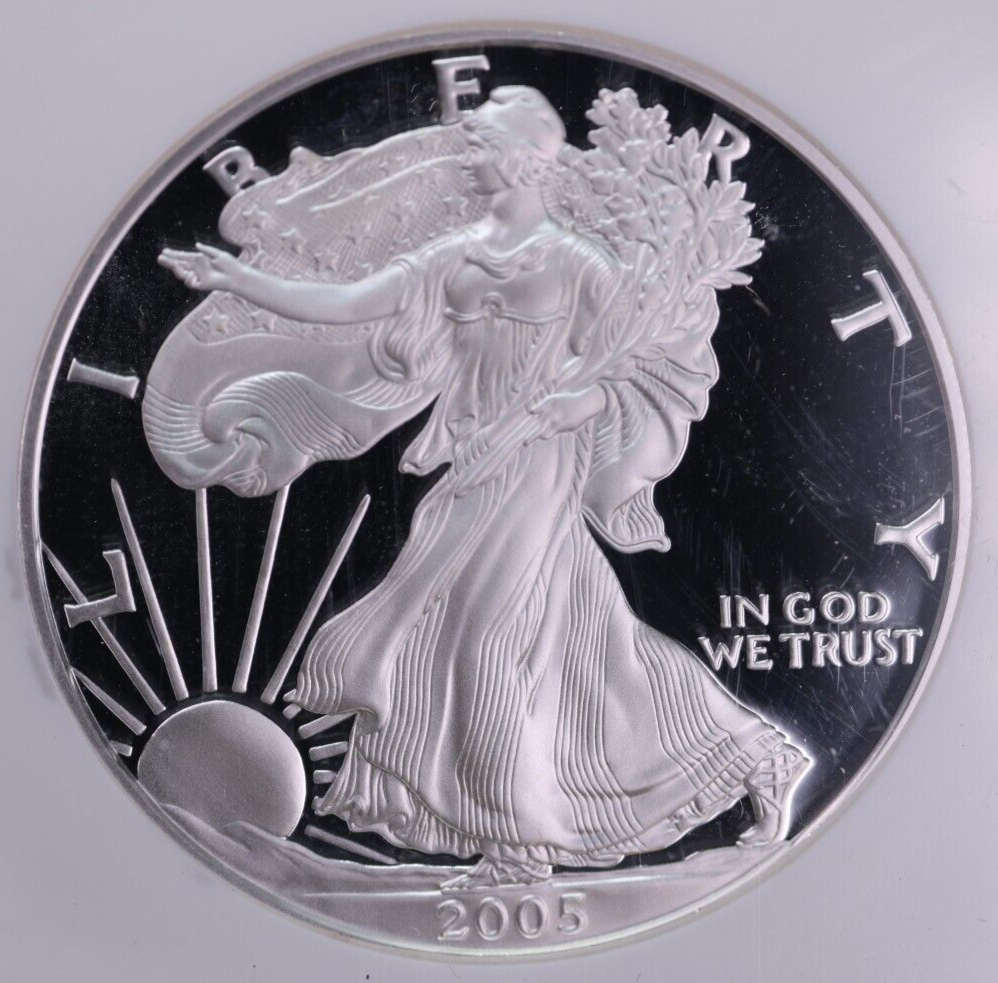 2005W Proof American Silver Eagle. NGC PR69 DCAM, Affordable Store