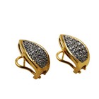 Diamant Ohrringe 750 Gold 18 Kt Gelbgold 0,50 Ct Brillant Damen Wert 2590,-