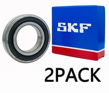 2PACK New 6006-2RS SKF Brand Rubber Seal Ball Bearing 30x55x13 6006 2RS 6006RS