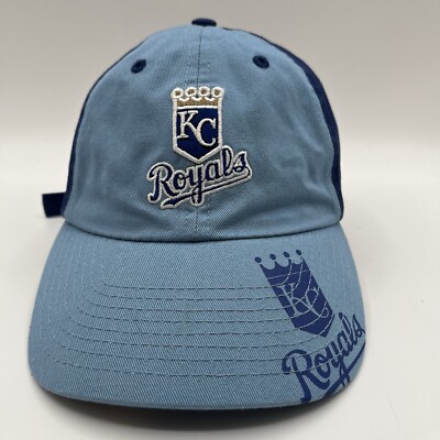 Fan Favorite MLB KC Royals Two Tone Blue Hay Cap One Size Adjustable Baseball