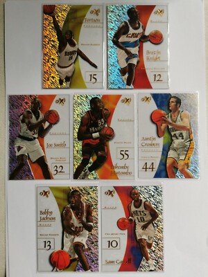 DIKEMBE MUTOMBO 97/98 SkyBox E-X2001 #49 + CASSELL + BOBBY JACKSON plus 4