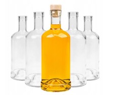Glasflaschen 500ml Leere Flasche Kork Weinflasche Tinkturflasche Liköre Saft TAD