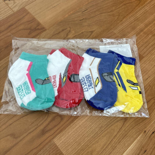 Shinkansen baby socks 9-14cm Hayabusa Komachi Dr Yellow Kagayaki 4set japan
