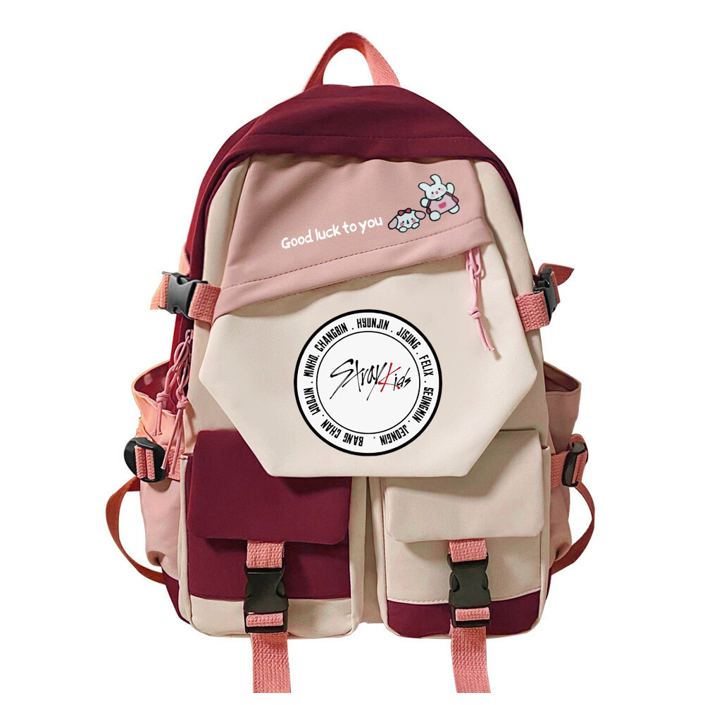 Stray Kids Backpack School Bag Laptop Travel Rucksack Outdoor