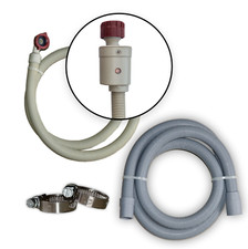 Set Aquastop Zulaufschlauch Ablaufschlauch 3m Waschmaschine Spülmaschine