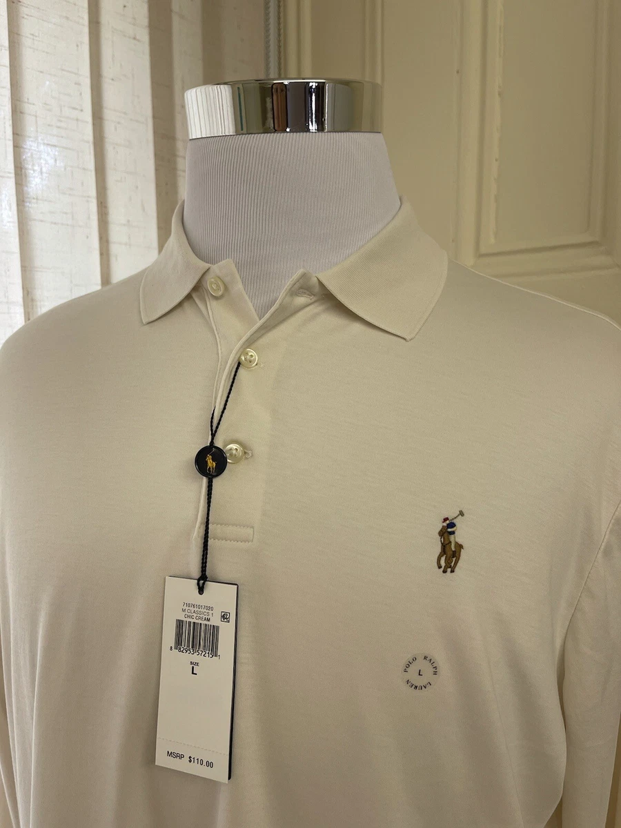 Cream ralph top lauren shirt