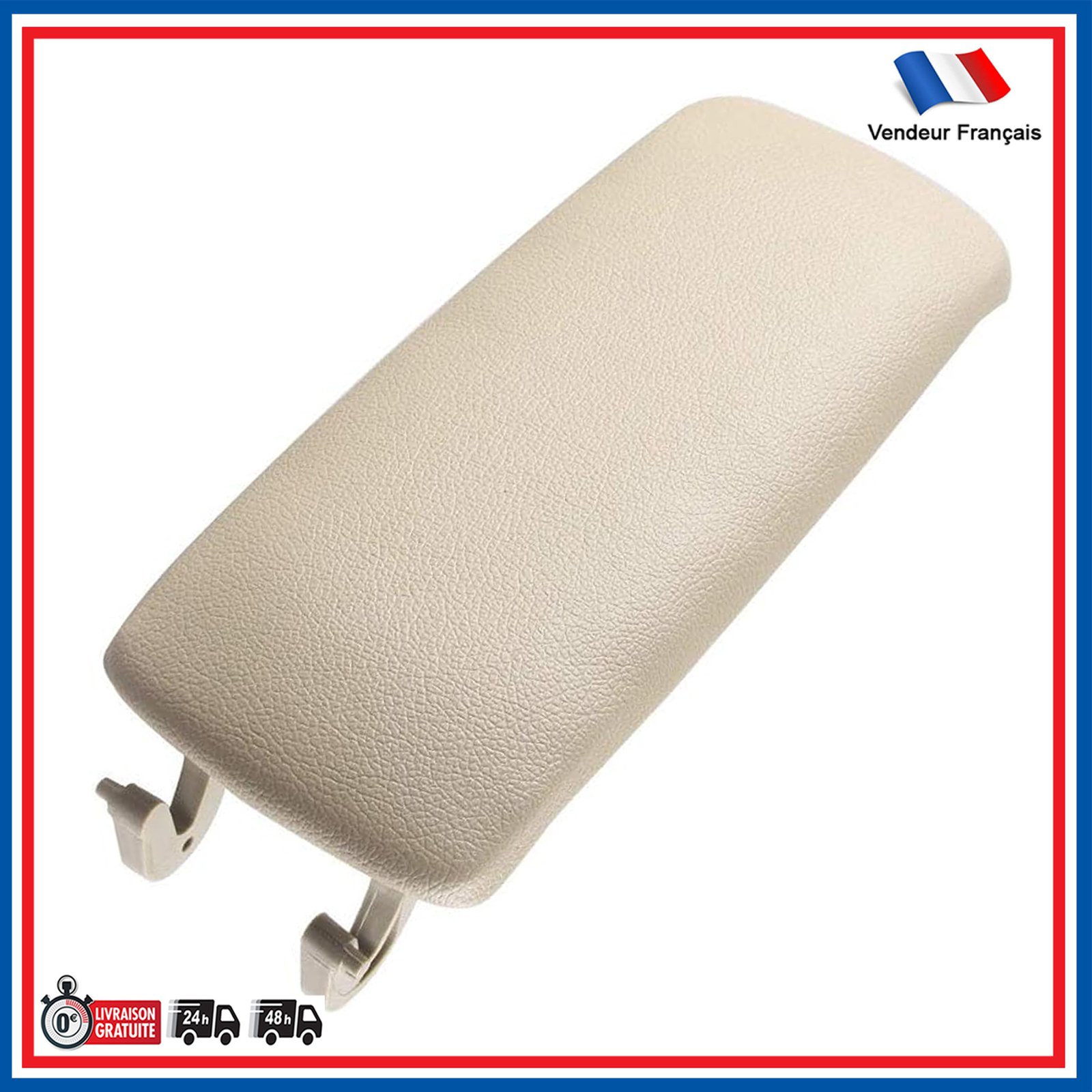Accoudoir Audi A6 C5 beige : remplacez votre couvercle cassé avec la pièce 4B0864245AG