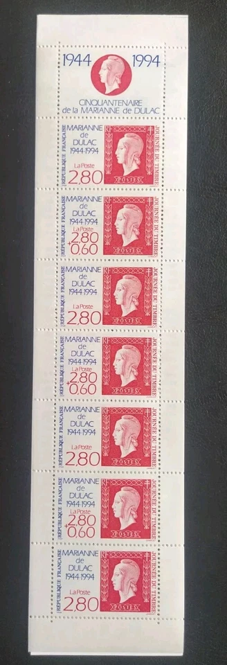 Carnet Journée Du Timbres Marianne De Dulac N° BC2865 Neuf** MNH 1994 - Photo 1/2