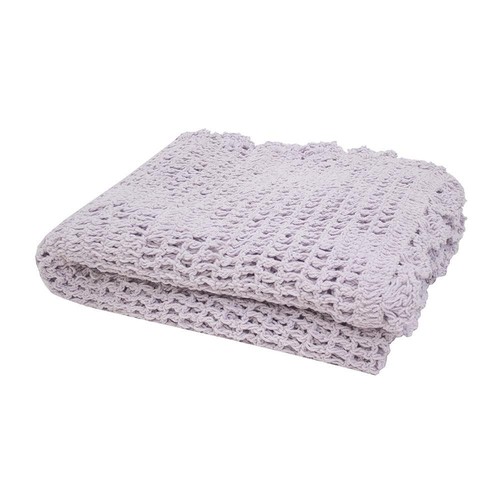 Bambury Callista Throw (Lilac) - 130x180cm