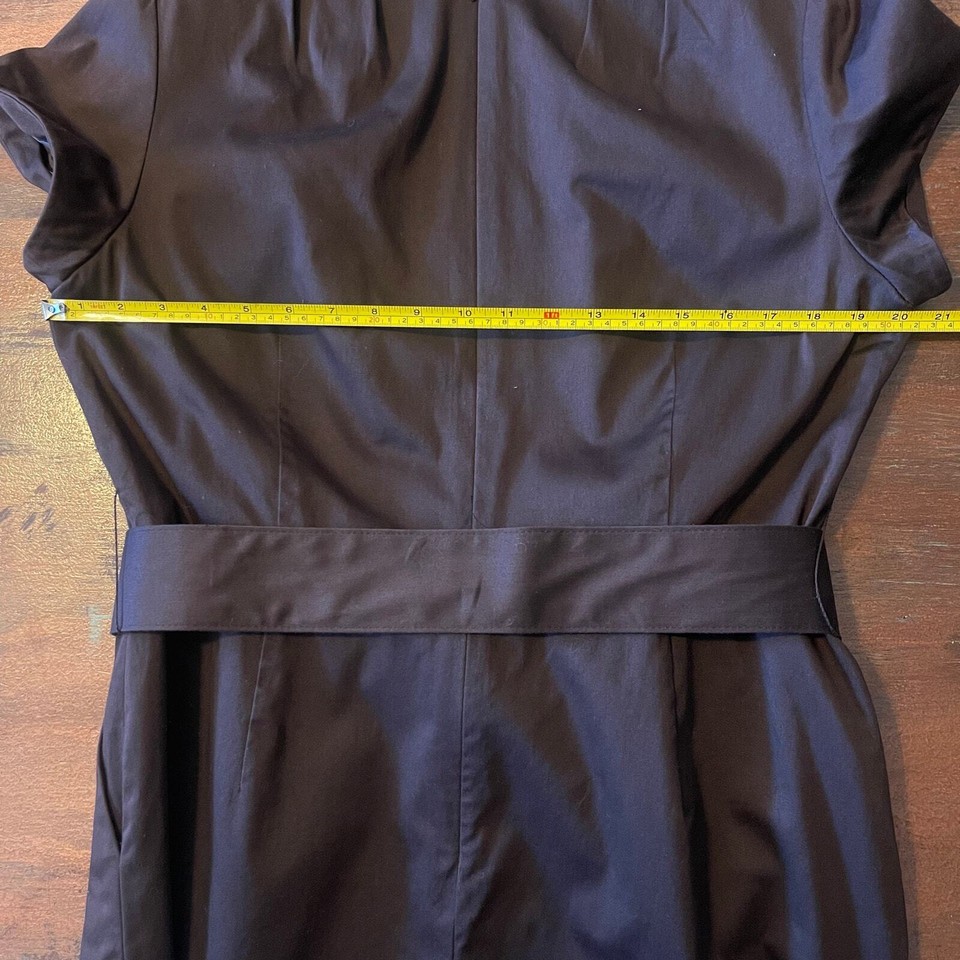 Vintage Talbots Women's Classic Knee Length Belted Dress Size 14 eBay