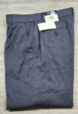 New Boys Tommy Hilfiger Classic Blue Gray Pin Check Plaid Dress Pants Size 20