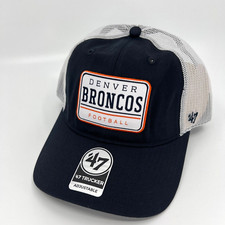 Denver Broncos Hat Mens Blue Snapback '47 Brand Trucker Cap NFL Football Z2 New