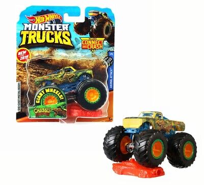 Carrinho Hot Wheels Monster Trucks Chassis Snapper Hkm09