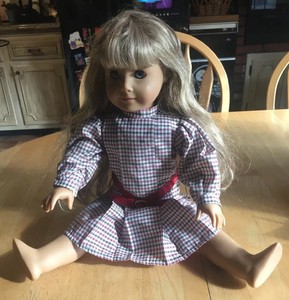 Details About American Girl Doll Dirty Blonde Hair With Blue Eyes Pleasant Company