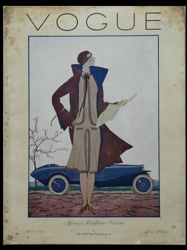 VOGUE MARCH 1926 - GEORGES LEPAPE, EDWARD STEICHEIN, CHANEL, LANVIN
