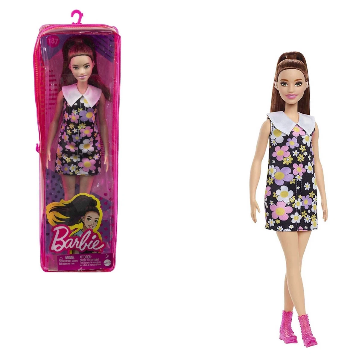 Poup e Barbie Avec Robe Personnage Fashion pour Petite Fille 3 4 Ans De Mattel