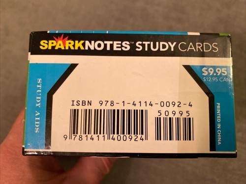 NEW Biology 600 (SparkNotes Study Cards) by SparkNotes Editors SEALED - Imagen 3 de 3