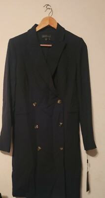 donna karan women's blazer maxi dress Donna Karan New York Women's V-Neck Jacket - Waterlily