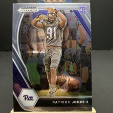 2021 Prizm Draft Picks Base #130 Patrick Jones II - Pittsburgh Panthers