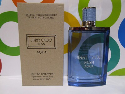JIMMY CHOO ~ JIMMY CHOO MAN AQUA EAU DE TOILETTE SPRAY ~ 3.3 OZ