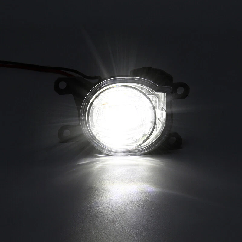 For 2020-2023 Toyota Corolla Cross LED Fog Lights Kit (Chrome Housing/Clear Len) - Image 3 of 4