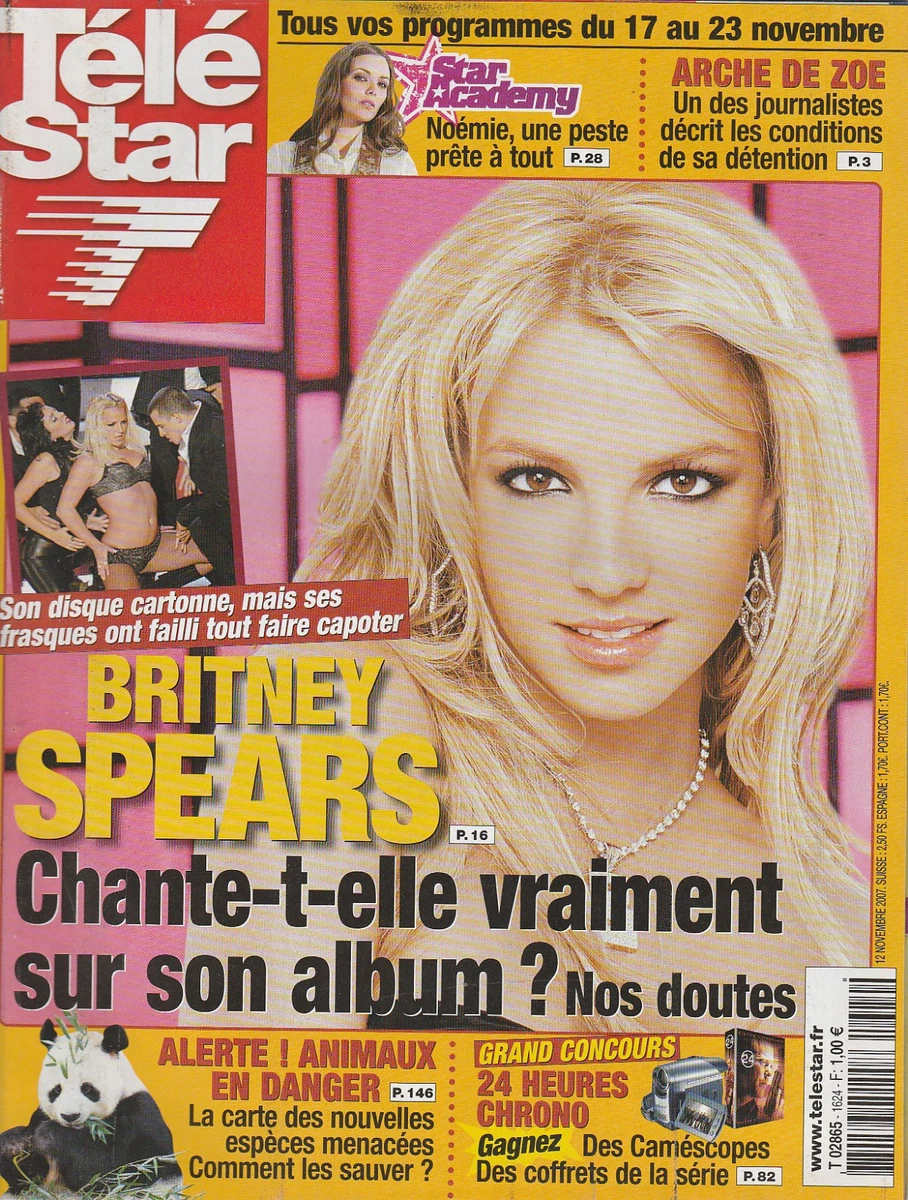 TV Star No 1624 - 12112007-Britney Spears -kiefer Sutherland -brigitte  Bardot | eBay