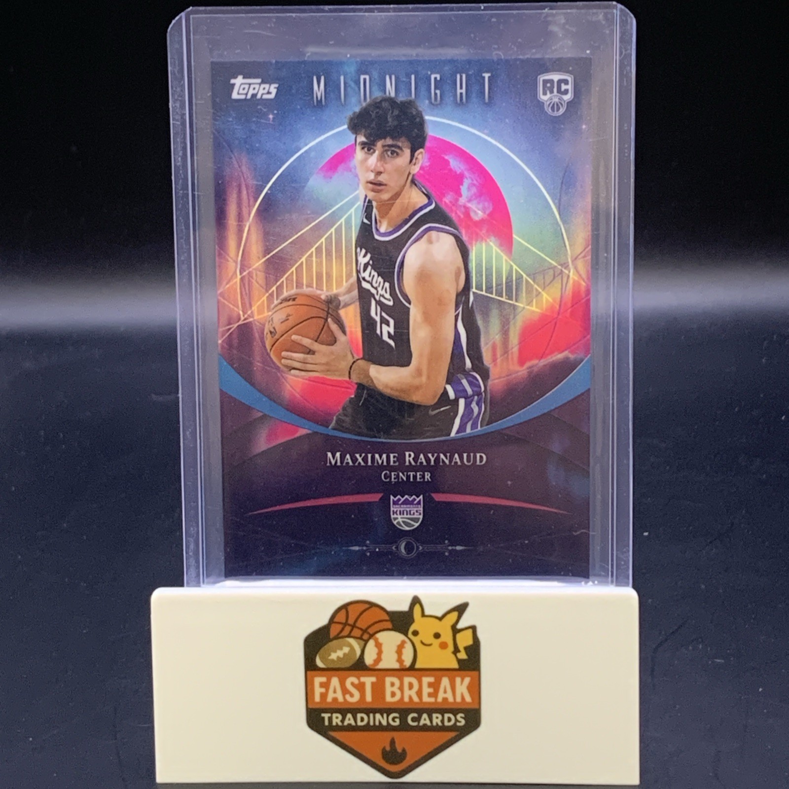 25-26 topps Midnight Rookie Maxime Raynaud Kings #97 NBA Basketball 2025